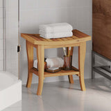 Vidaxl Badezimmertabelle 50x35x45 cm Solid Teak