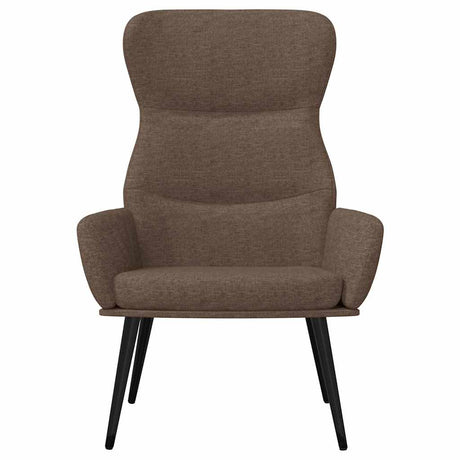 Vidaxl relaxstoel stof taupe