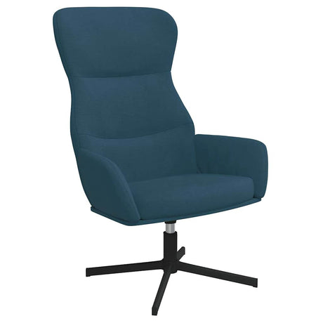 Vidaxl relaxstoel fluweel blauw