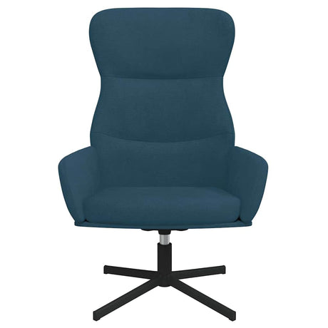 Vidaxl relaxstoel fluweel blauw