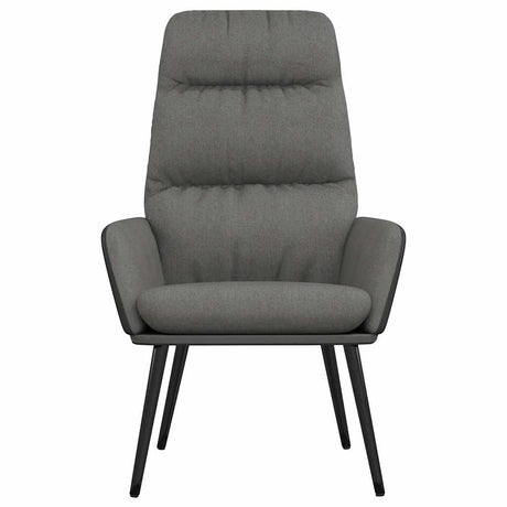 Vidaxl relaxstoel stof lichtgrijs