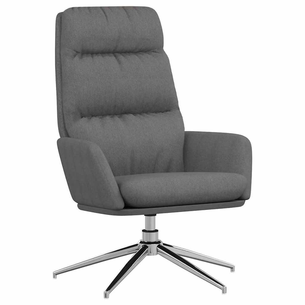 Vidaxl relaxstoel stof lichtgrijs