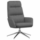 Vidaxl relaxstoel stof lichtgrijs