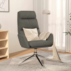 Vidaxl relaxstoel stof lichtgrijs