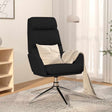 Vidaxl relaxstoel stof zwart