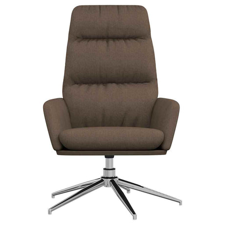 Vidaxl relaxstoel stof taupe
