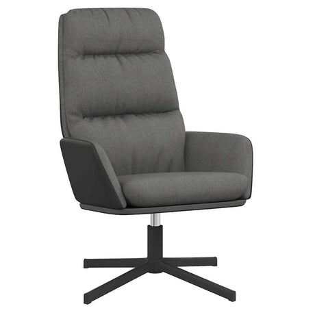Vidaxl relaxstoel stof lichtgrijs