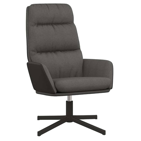 Vidaxl relaxstoel stof donkergrijs
