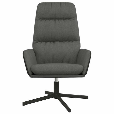 Vidaxl relaxstoel stof donkergrijs