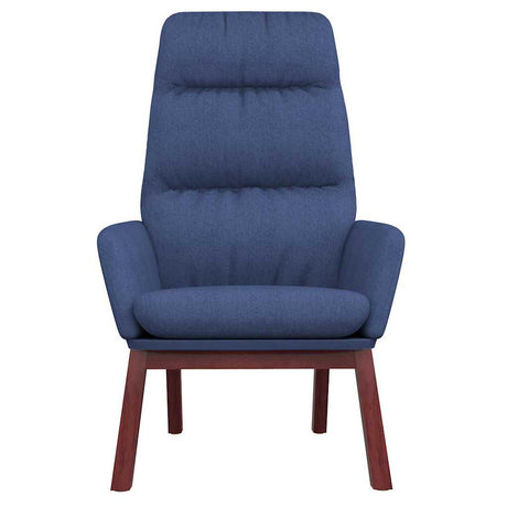 Vidaxl relaxstoel stof blauw