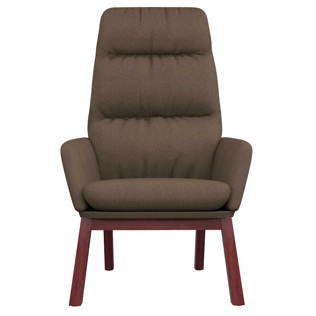 Vidaxl relaxstoel stof taupe
