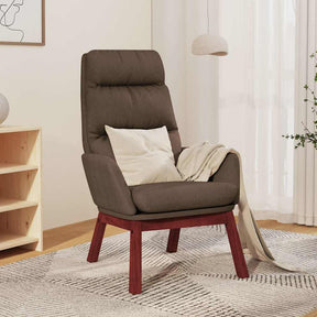 Vidaxl relaxstoel stof taupe