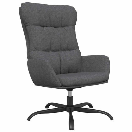 Vidaxl relaxstoel stof donkergrijs