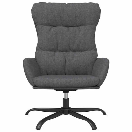Vidaxl relaxstoel stof donkergrijs