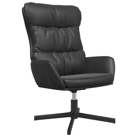 Vidaxl relaxstoel kunstleer zwart