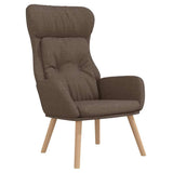 Vidaxl relaxstoel stof taupe