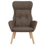 Vidaxl relaxstoel stof taupe