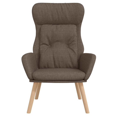 Vidaxl relaxstoel stof taupe
