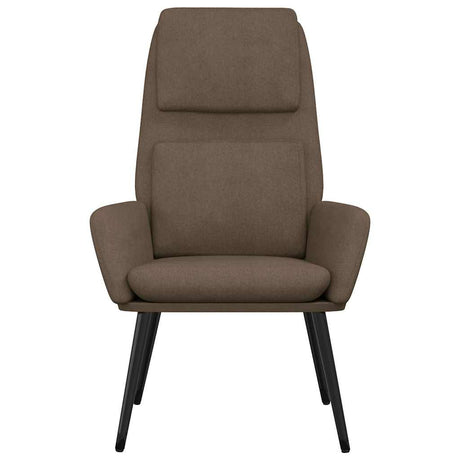 Vidaxl relaxstoel stof taupe