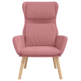 Vidaxl relaxstoel fluweel roze