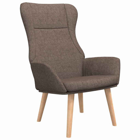 Vidaxl relaxstoel stof taupe