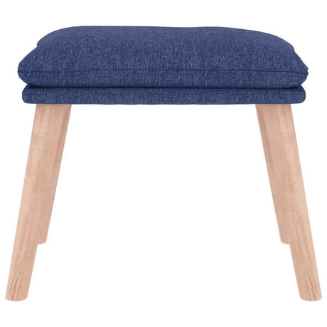 Vidaxl voetenbank 45x29,5x35 cm stof blauw