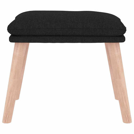 Vidaxl voetenbank 45x29,5x35 cm stof zwart