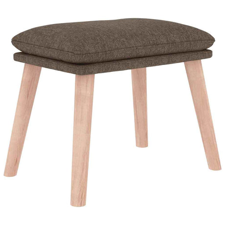 Vidaxl voetenbank 45x29,5x35 cm stof taupe