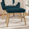 Vidaxl voetenbank 45x29,5x35 cm fluweel blauw