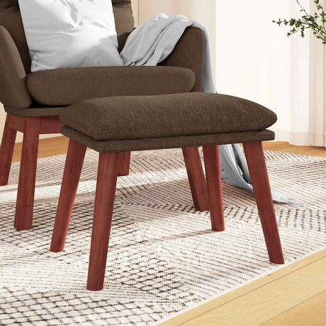 Vidaxl voetenbank 45x29,5x35 cm stof bruin