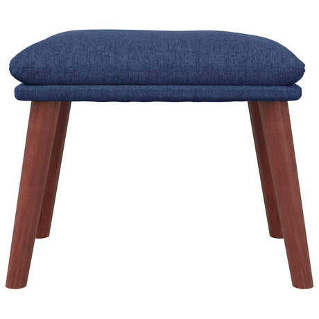 Vidaxl voetenbank 45x29,5x35 cm stof blauw