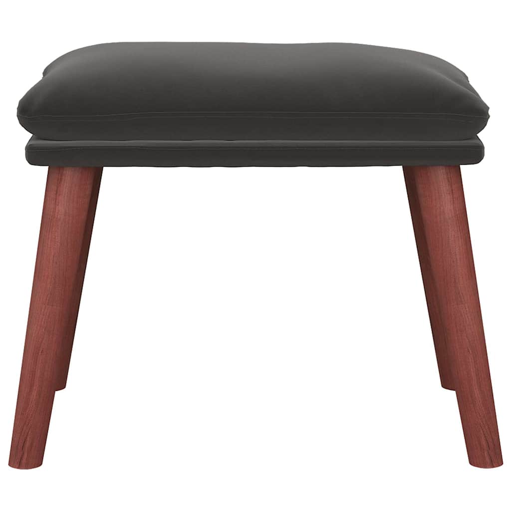 Vidaxl voetenbank 45x29,5x35 cm fluweel donkergrijs