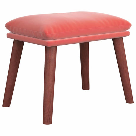 Vidaxl voetenbank 45x29,5x35 cm fluweel roze