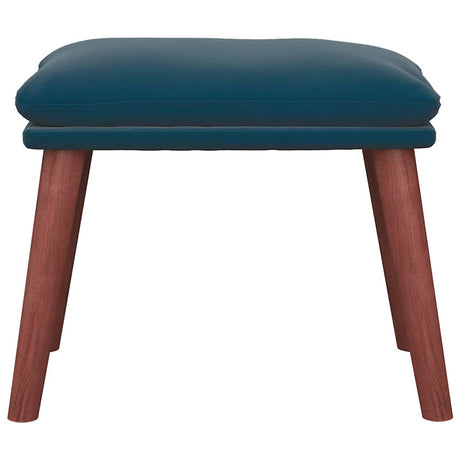 Vidaxl voetenbank 45x29,5x35 cm fluweel blauw