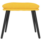 Vidaxl voetenbank 45x29,5x35 cm stof mosterdgeel