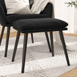 Vidaxl voetenbank 45x29,5x35 cm fluweel zwart