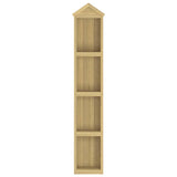 Vidaxl Garden Shed 40x33x222 cm imprägnierte Kiefer