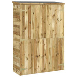Vidaxl Garden Shed 123x45x171 cm imprägnierte feste Kiefer