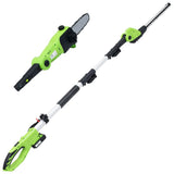 VIDAXL-Zweigsäge mit Batterie 2-in-1 20 V 1500 mAh Li-Ion