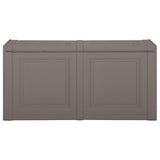 Vidaxl -Kissenbox 85 L 86x40x42 cm grau