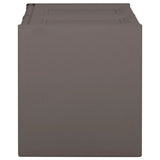 Vidaxl -Kissenbox 85 L 86x40x42 cm grau
