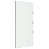 VIDAXL -Seitenplatte für Tür -Baldachin 50x100 cm gehärtetes Glas transparent