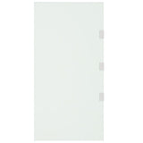 VIDAXL -Seitenplatte für Tür -Baldachin 50x100 cm gehärtetes Glas transparent