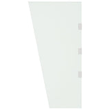 VIDAXL -Seitenplatte für Tür -Baldachin 50x100 cm gehärtetes Glas transparent