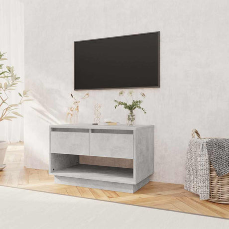 Vidaxl tv-meubel 70x41x44 cm bewerkt hout betongrijs
