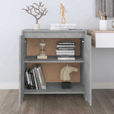 Vidaxl dressoir 70x41x75 cm bewerkt hout betongrijs