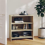 Vidaxl dressoir 70x40,5x75 cm bewerkt hout sonoma eikenkleurig