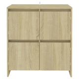 Vidaxl dressoir 70x41x75 cm bewerkt hout sonoma eikenkleurig