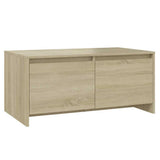 Vidaxl salontafel 90x50x41,5 cm bewerkt hout sonoma eikenkleurig