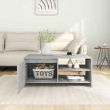 Vidaxl salontafel 102x50x45 cm bewerkt hout betongrijs